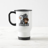 Cartoon Harry Potter and Buckbeak Travel Mug (Left)