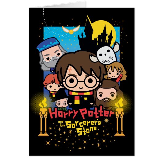 Cartoon Harry Potter and the Sorcerer's Stone Cards (Front)