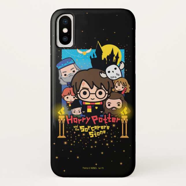 Cartoon Harry Potter and the Sorcerer's Stone Case-Mate iPhone Case (Back)