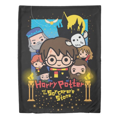 Cartoon Harry Potter and the Sorcerers Stone Duvet Cover