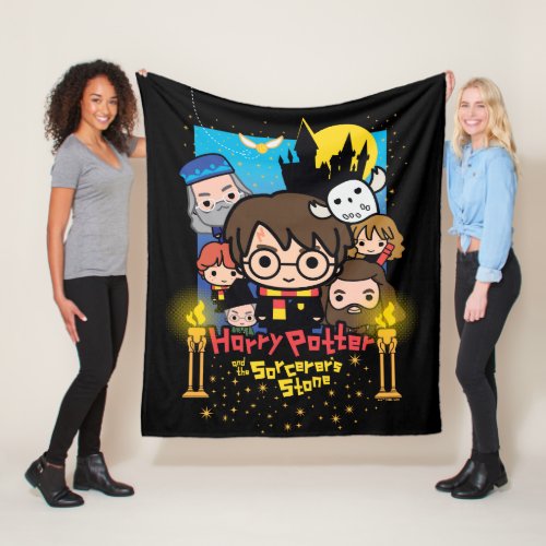 Cartoon Harry Potter and the Sorcerers Stone Fleece Blanket