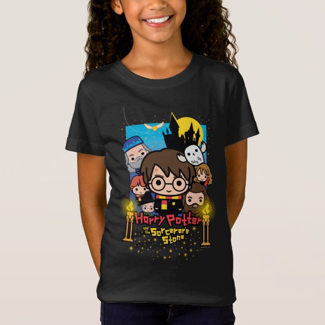 Cartoon Harry Potter and the Sorcerer's Stone T-Shirt (Front)
