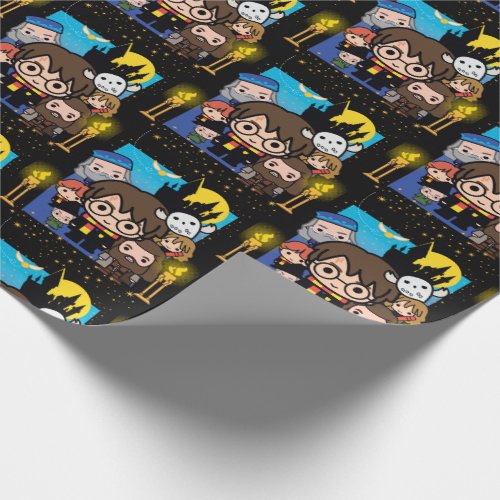 Cartoon Harry Potter and the Sorcerers Stone Wrapping Paper