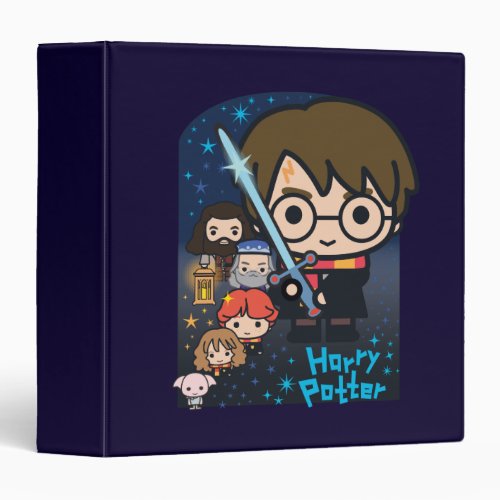 Cartoon Harry Potter Chamber of Secrets Graphic Binder