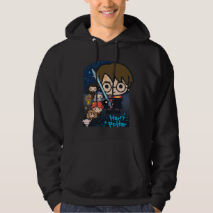 Cartoon Harry Potter Chamber of Secrets Graphic Hoodie