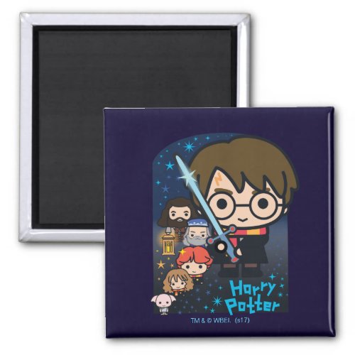 Cartoon Harry Potter Chamber of Secrets Graphic Magnet