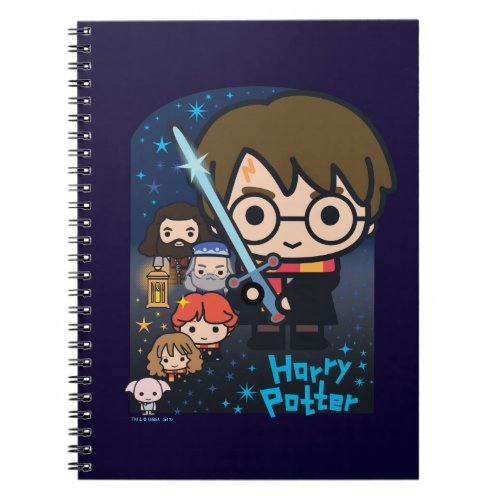 Cartoon Harry Potter Chamber of Secrets Graphic Notebook