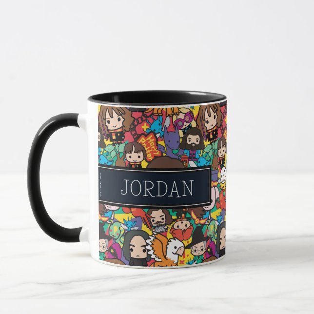 Cartoon Harry Potter Character | Add Your Name Mug (Left)