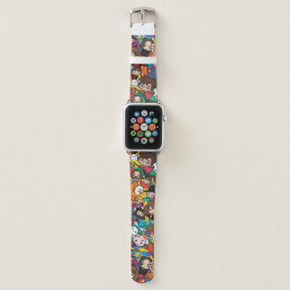 Cartoon Harry Potter Character Toss Pattern Apple Watch Band