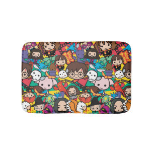 Cartoon Harry Potter Character Toss Pattern Bath Mat