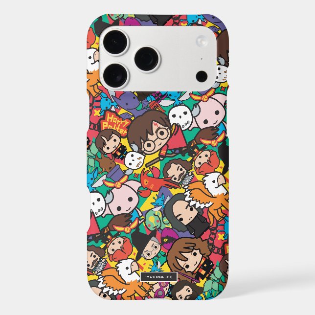 Cartoon Harry Potter Character Toss Pattern Iphone Case (Back)