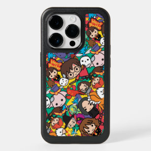 Cartoon Harry Potter Character Toss Pattern OtterBox iPhone 14 Pro Case