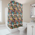 Cartoon Harry Potter Character Toss Pattern Shower Curtain