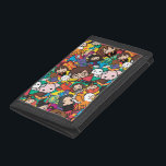 Cartoon Harry Potter Character Toss Pattern Trifold Wallet<br><div class="desc">Check out this cute Harry Potter cartoon art of various characters and magical beasts. This pattern features Harry Potter,  Hermione,  Ron,  Neville,  Luna,  Snape,  Sirius,  Hagrid,  Buckbeak,  McGonagall,  Dobby,  Hedwig,  Nagini,  Fawkes,  Thestral,  Cornish Pixies,  a mandrake,  a golden snitch,  and a hatching egg.</div>