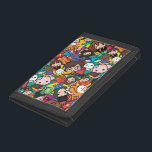 Cartoon Harry Potter Character Toss Pattern Trifold Wallet<br><div class="desc">Check out this cute Harry Potter cartoon art of various characters and magical beasts. This pattern features Harry Potter,  Hermione,  Ron,  Neville,  Luna,  Snape,  Sirius,  Hagrid,  Buckbeak,  McGonagall,  Dobby,  Hedwig,  Nagini,  Fawkes,  Thestral,  Cornish Pixies,  a mandrake,  a golden snitch,  and a hatching egg.</div>