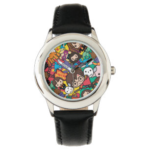 Cartoon Harry Potter Character Toss Pattern Watch