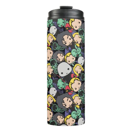 Cartoon Harry Potter Death Eaters Toss Pattern Thermal Tumbler