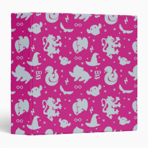 Cartoon Harry Potter Magic Icons Toss Pattern Binder