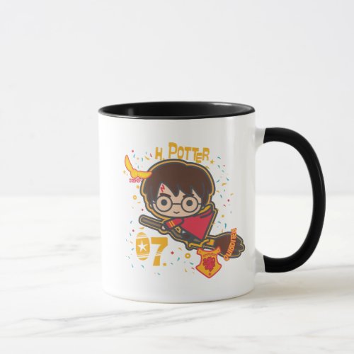 Cartoon Harry Potter Quidditch Seeker Mug