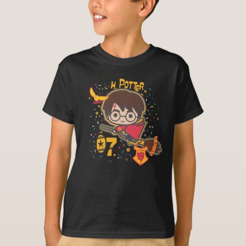 Cartoon Harry Potter Quidditch Seeker T_Shirt