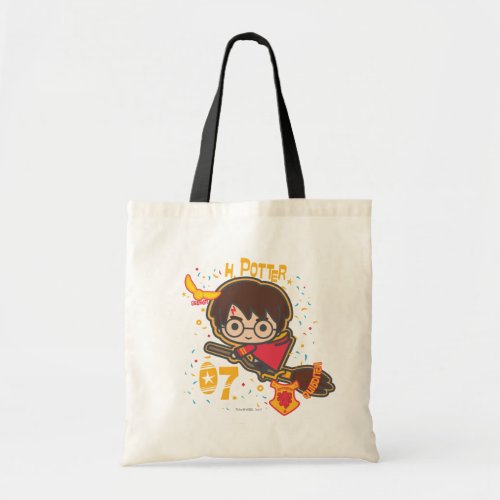 Cartoon Harry Potter Quidditch Seeker Tote Bag