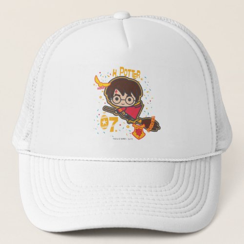 Cartoon Harry Potter Quidditch Seeker Trucker Hat