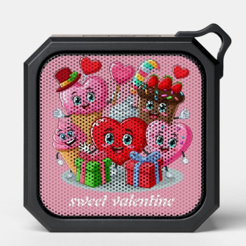 Cartoon Heart  Sweet friends valentines day Bluetooth Speaker