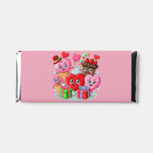 Cartoon Heart & Sweet friends valentine's day Hershey Bar Favors