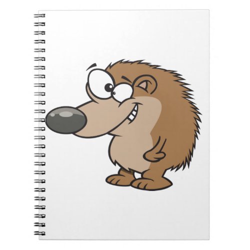 Cartoon Hedgehog Brown Animal Notebook