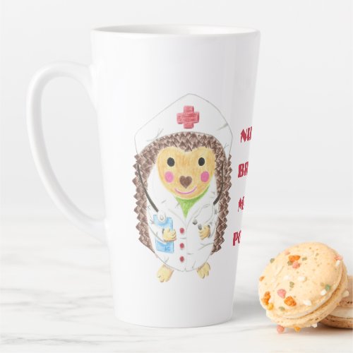 Cartoon Hedgehog Nurse Magic Potion Latte Mug