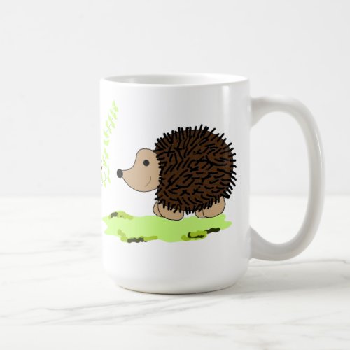 Cartoon Hedgehogs Coffee Mug