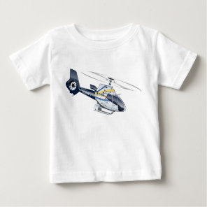 Cartoon Helicopter Baby T-Shirt