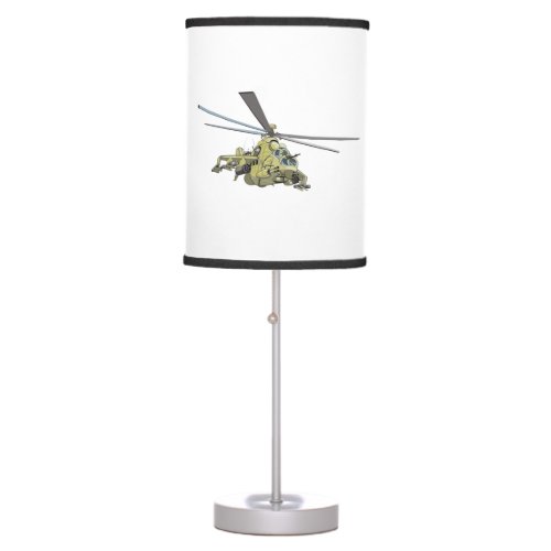 Cartoon Helicopter Hind Table Lamp