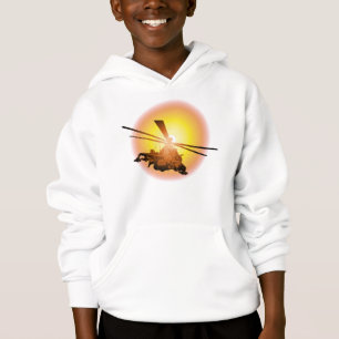 Cartoon Helicopter Hoodie