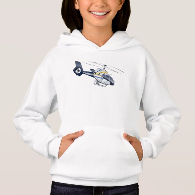 Cartoon Helicopter Hoodie (Front)