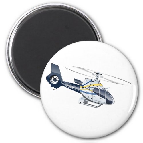 Cartoon Helicopter Magnet