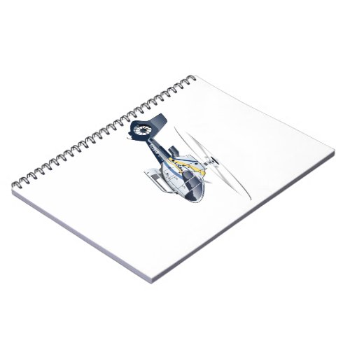Cartoon Helicopter Notebook