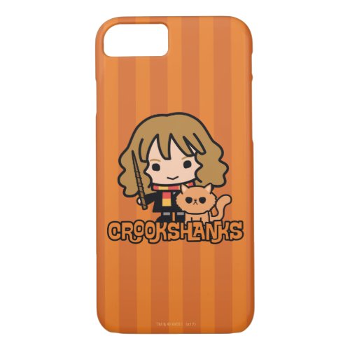 Cartoon Hermione and Crookshanks iPhone 87 Case