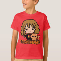 Cartoon Hermione and Crookshanks