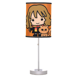 Cartoon Hermione and Crookshanks Table Lamp