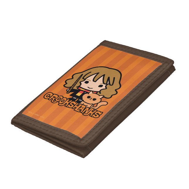 Cartoon Hermione and Crookshanks Tri-fold Wallet (Bottom)