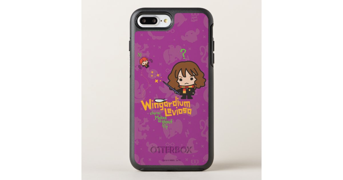 Cartoon Hermione and Ron Wingardium Leviosa Spell OtterBox iPhone Case |  Zazzle