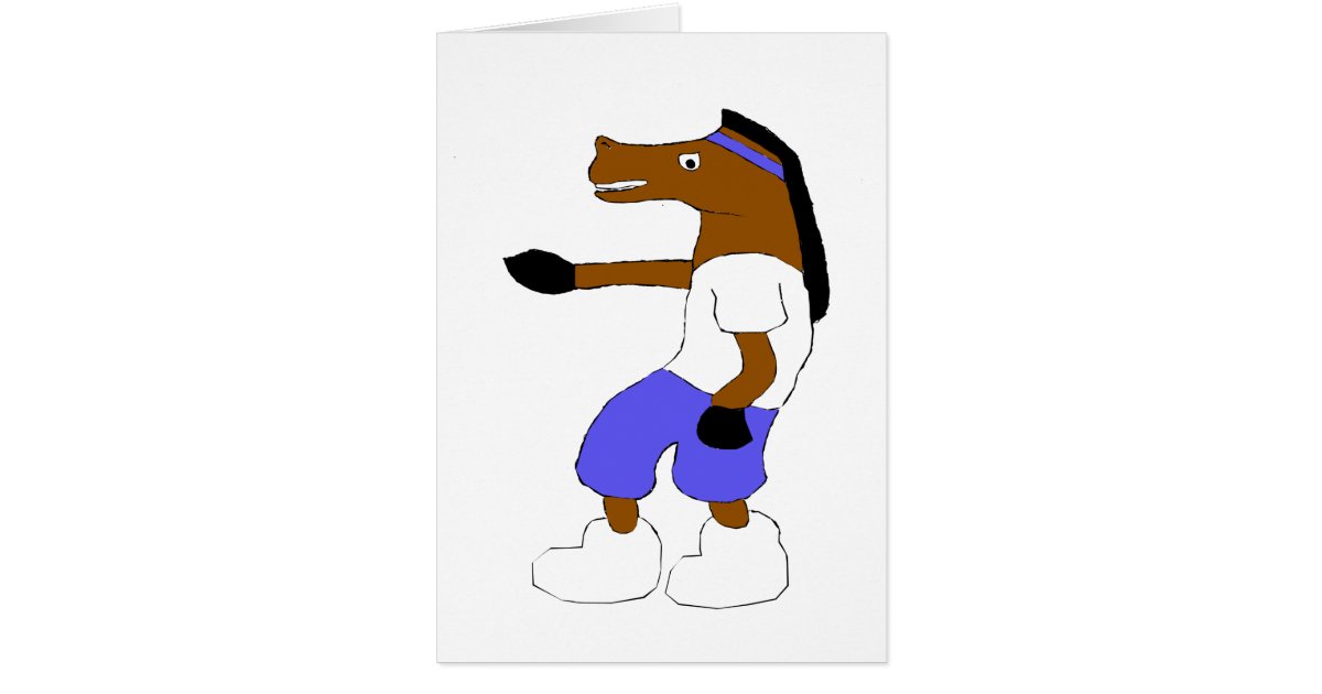 Cartoon Hip Hop Horse Nelly Fan