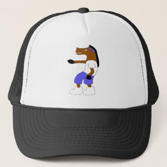 Cartoon Hip Hop Horse Nelly Fan Trucker Hat