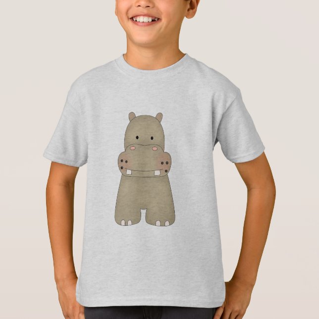 Cartoon Hippo T-Shirt (Front)