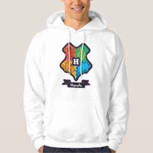 Cartoon Hogwarts Crest Hoodie