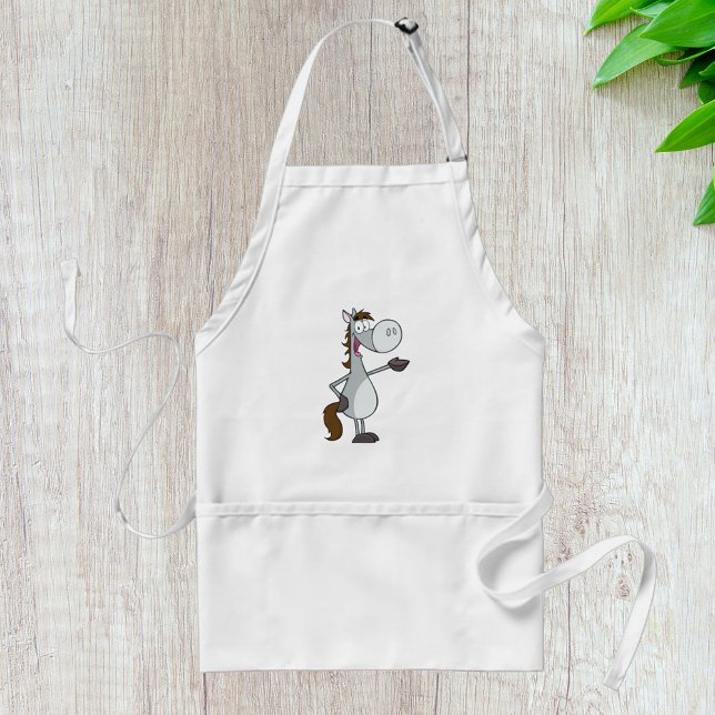 Cartoon Horse Adult Apron (Creator Uploaded)