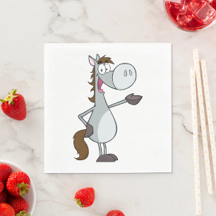 Cartoon Horse Napkins