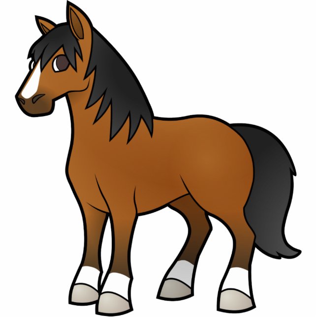 Cartoon Horse Statuette (Front)