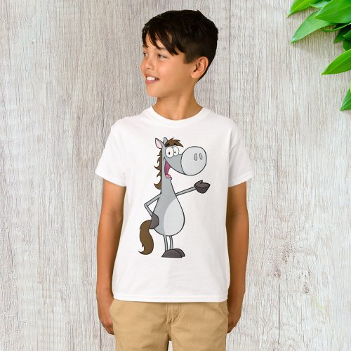 Cartoon Horse T_Shirt